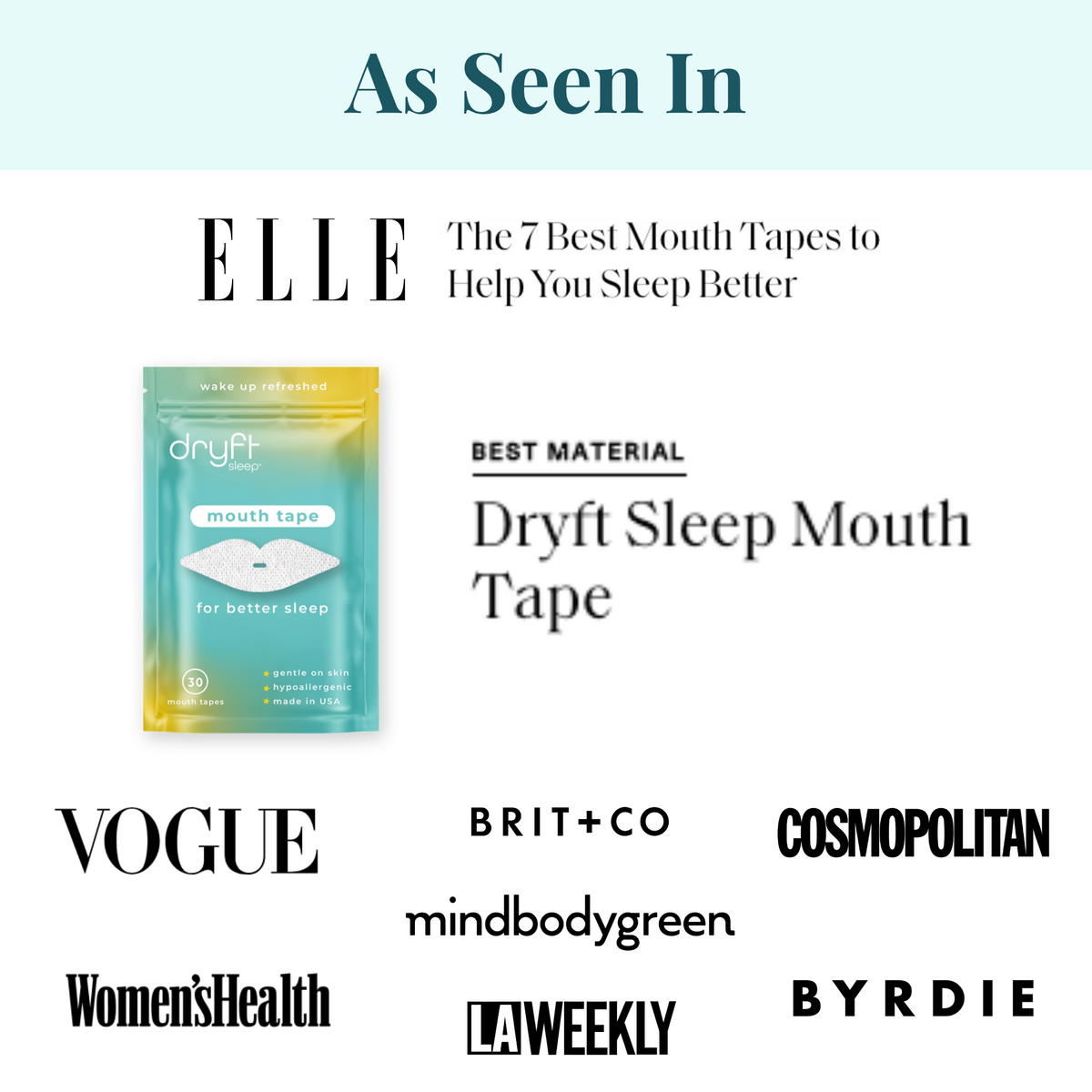Dryft Sleep Mouth Tape