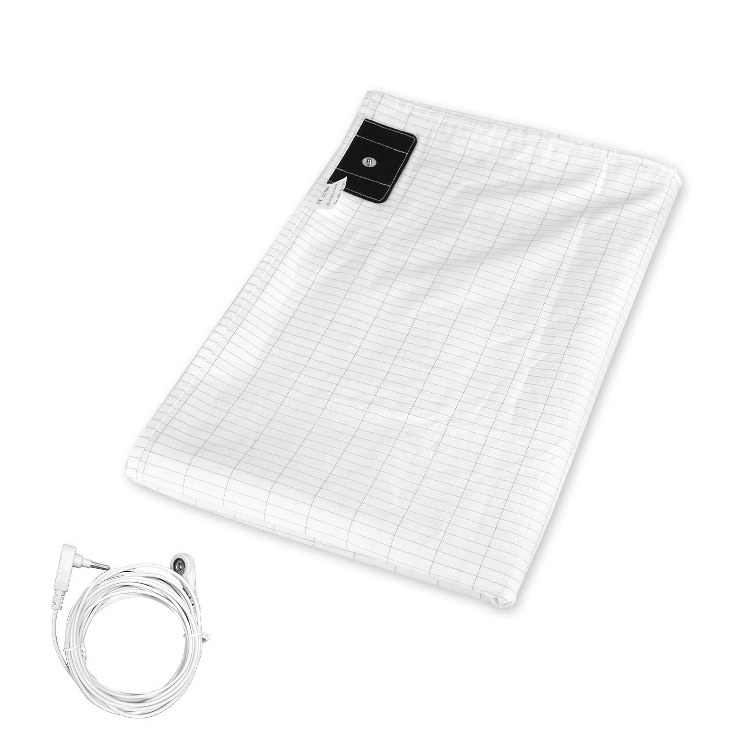 Organic Cotton Grounding Sheet – Queen & King with 15FT Cord for Sleep & Wellness