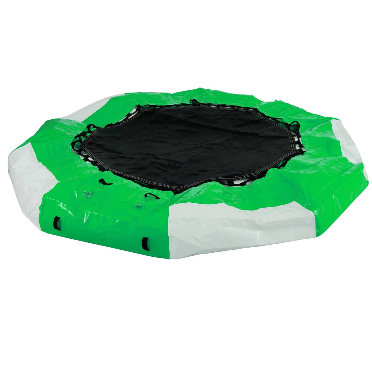 10FT Inflatable Water Trampoline with Ladder – Round Water Bouncer