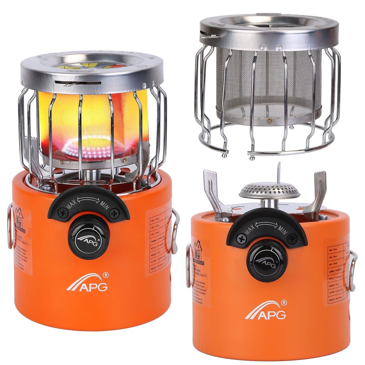 2000W 2-in-1 Gas Tent Heater and Camping Stove
