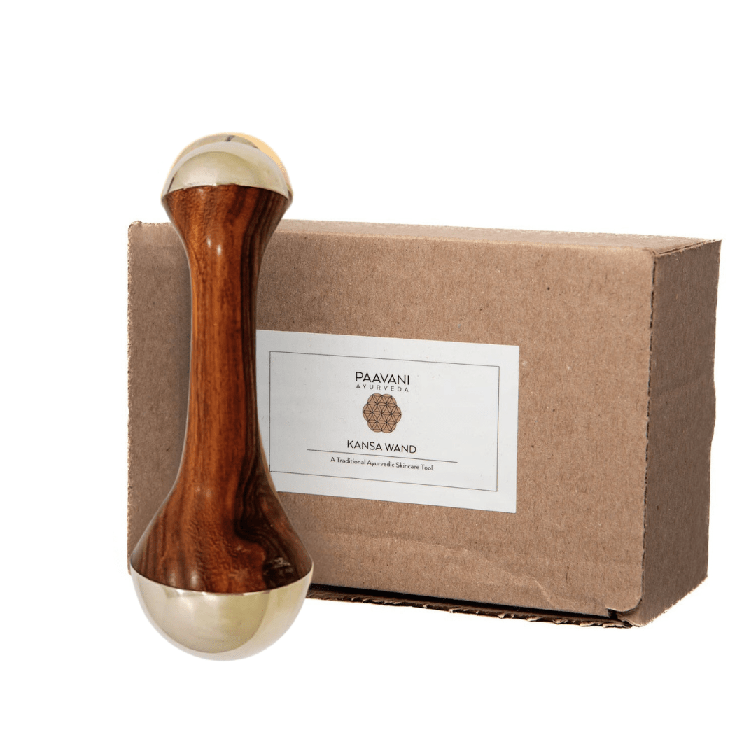 Dual - Dome Kansa Wand | Ayurvedic Tool for Detoxification | Daily Health & Beauty