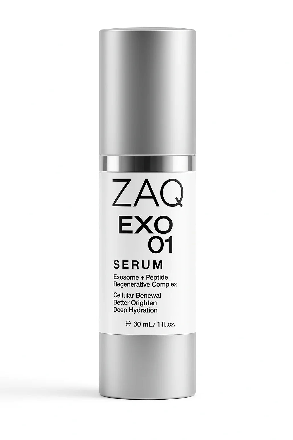 ZAQ EXO 01 Exosome & Peptide Serum – Cellular Regeneration, Skin Barrier Repair & Deep Hydration