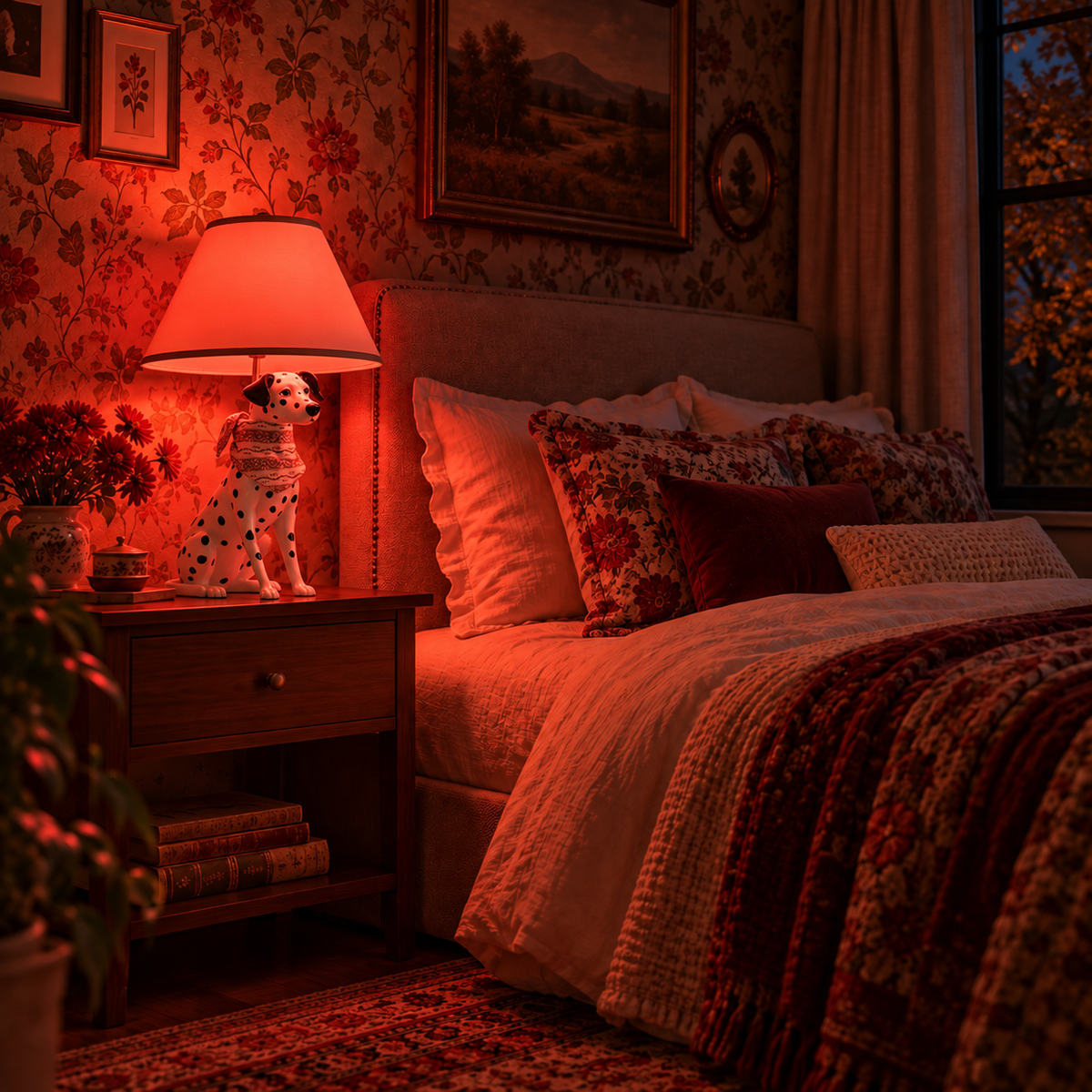 Midnight Rose | Blue Light Free Red Lightbulb