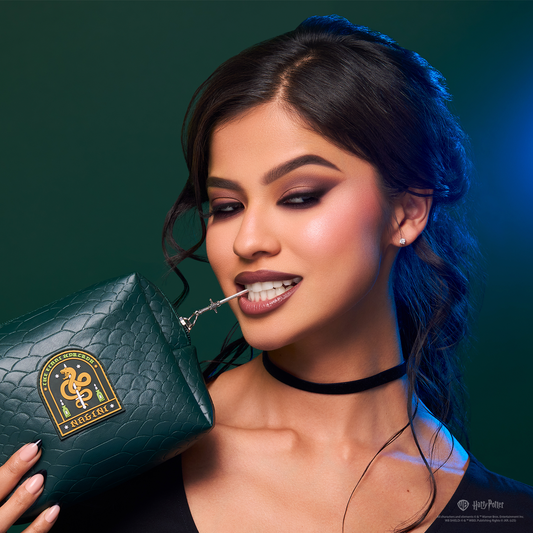 HP Dark Arts | Nagini Cosmetic Bag with Face Gems & Temporary Tattoo