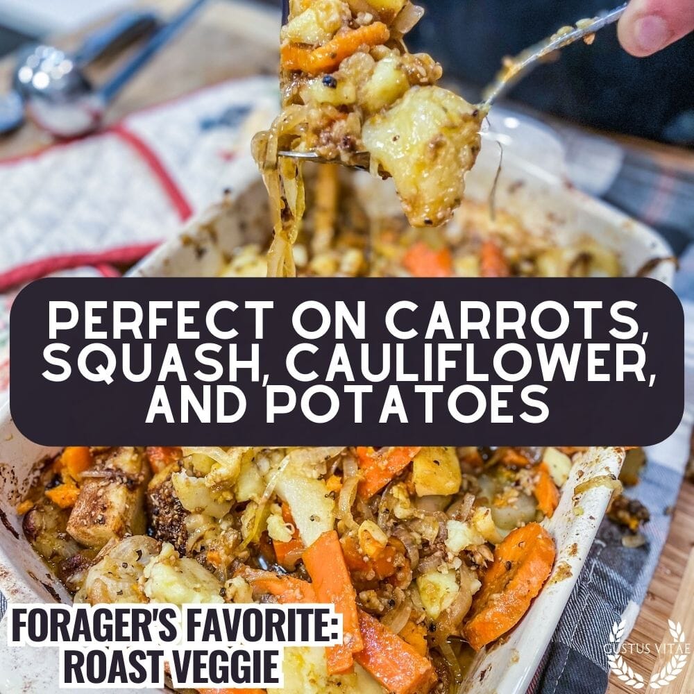 El favorito del recolector: condimento para verduras asadas