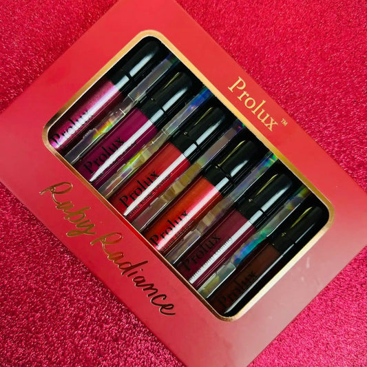 Prolux Ruby Radiance Metallic Matte Red Lipsticks