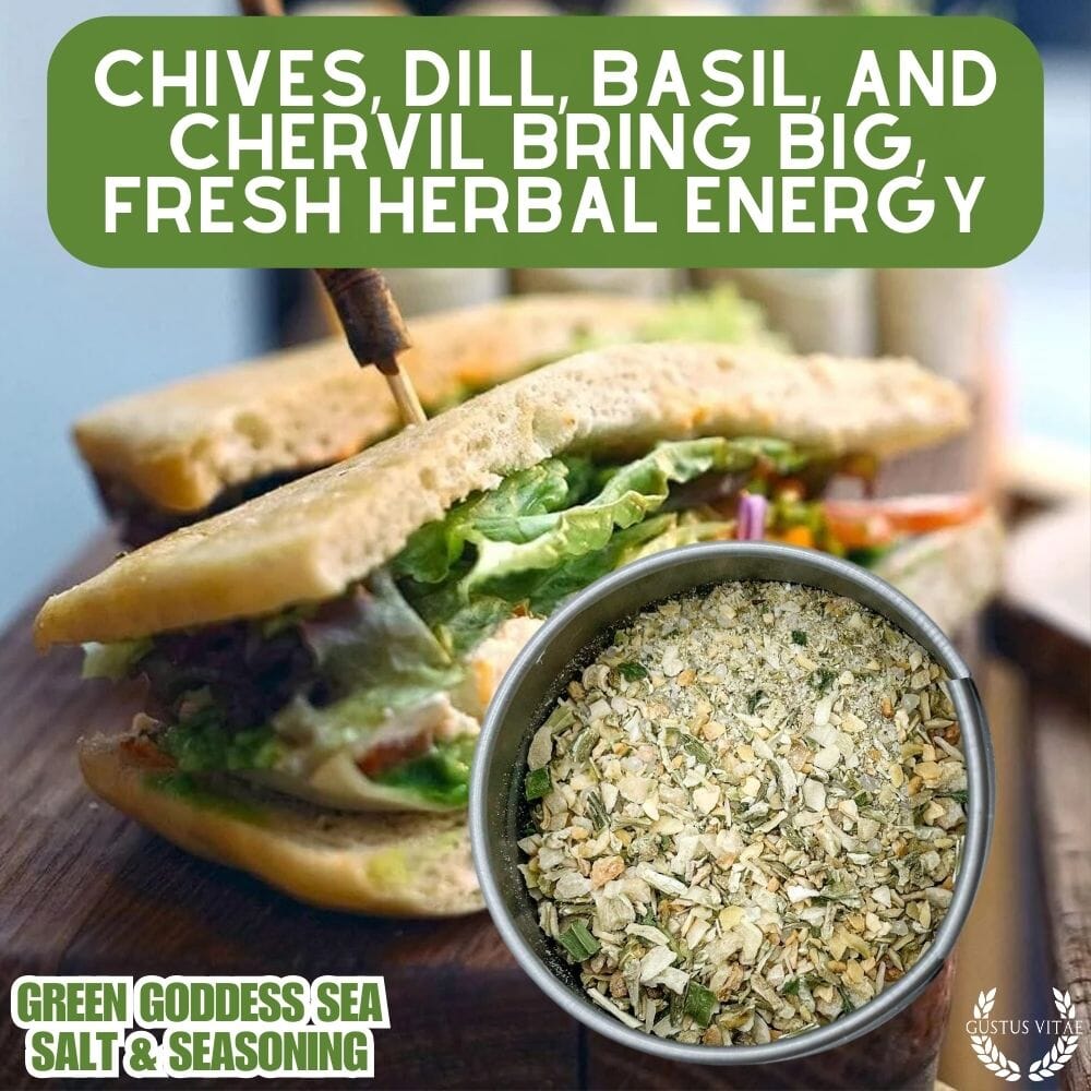 Sal marina y condimentos Green Goddess