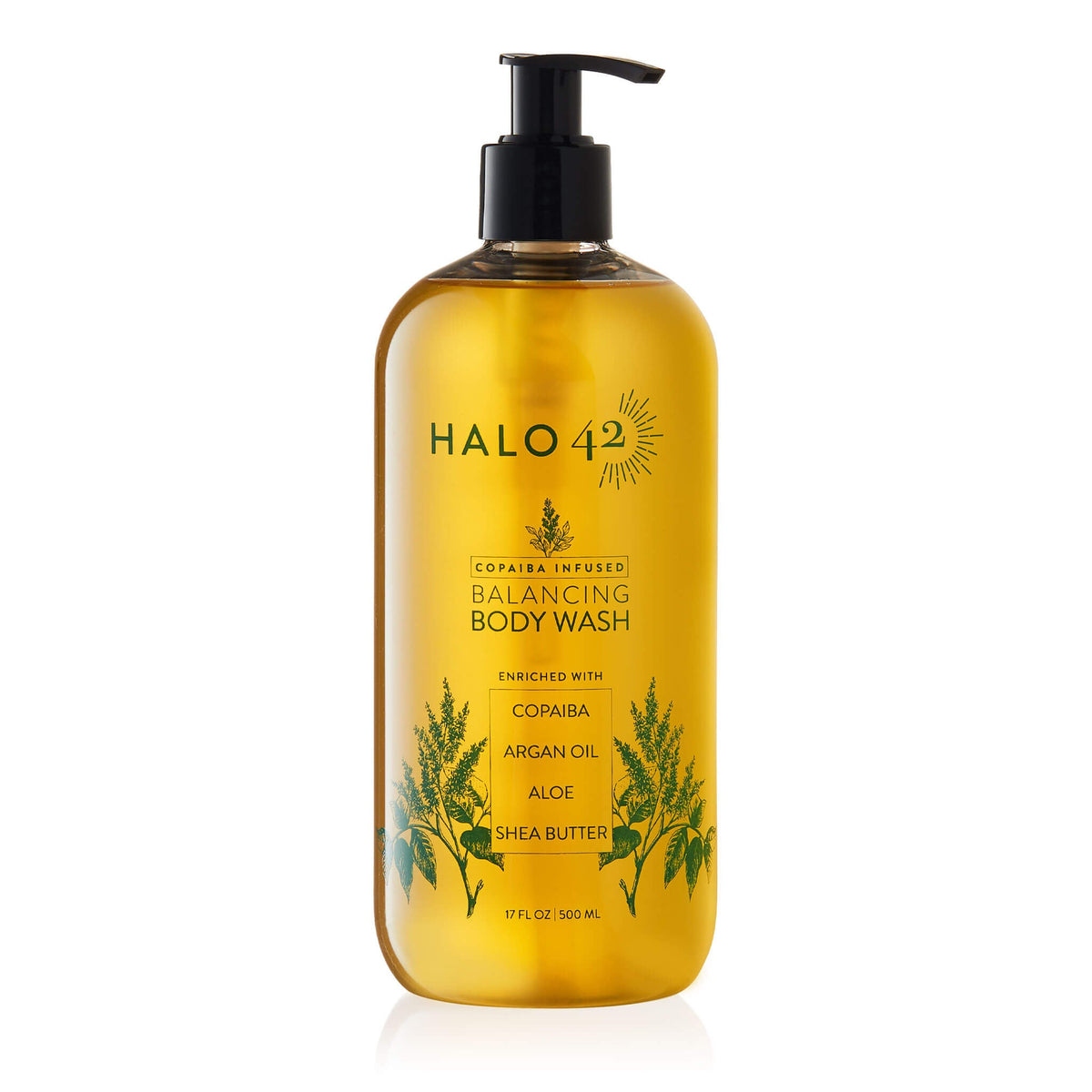 Gel de baño natural con infusión de copaiba