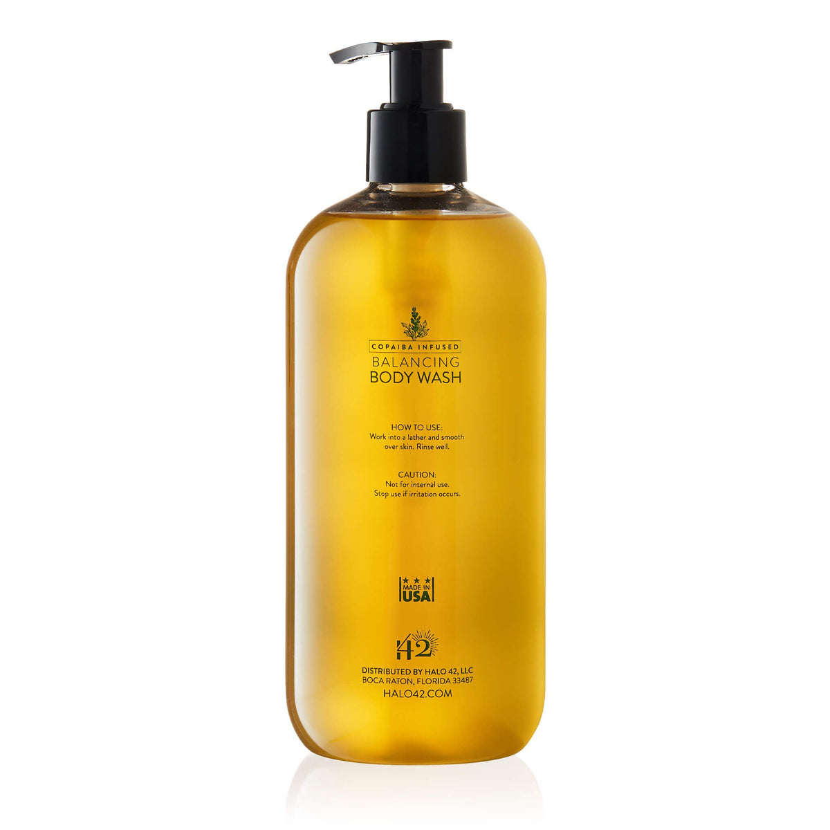 Gel de baño natural con infusión de copaiba