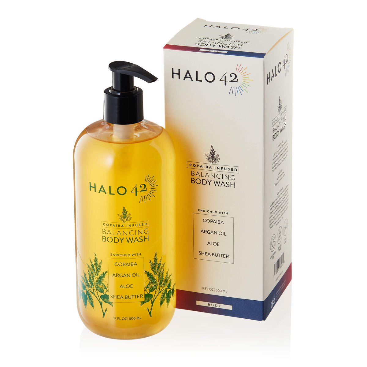 Gel de baño natural con infusión de copaiba