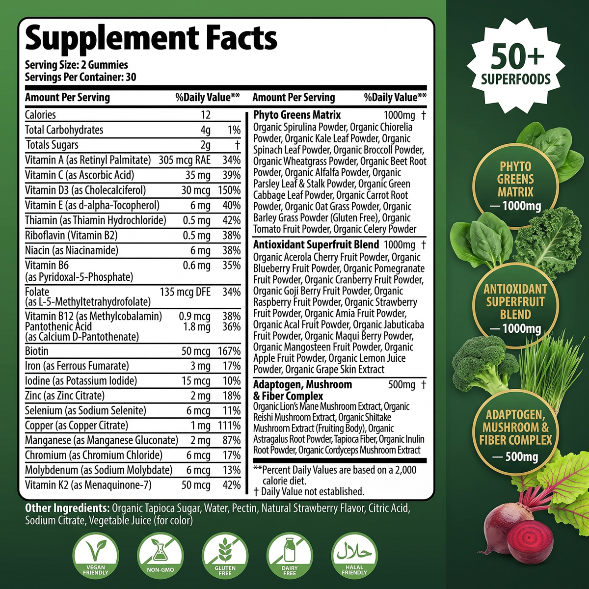 Super Greens Gummies