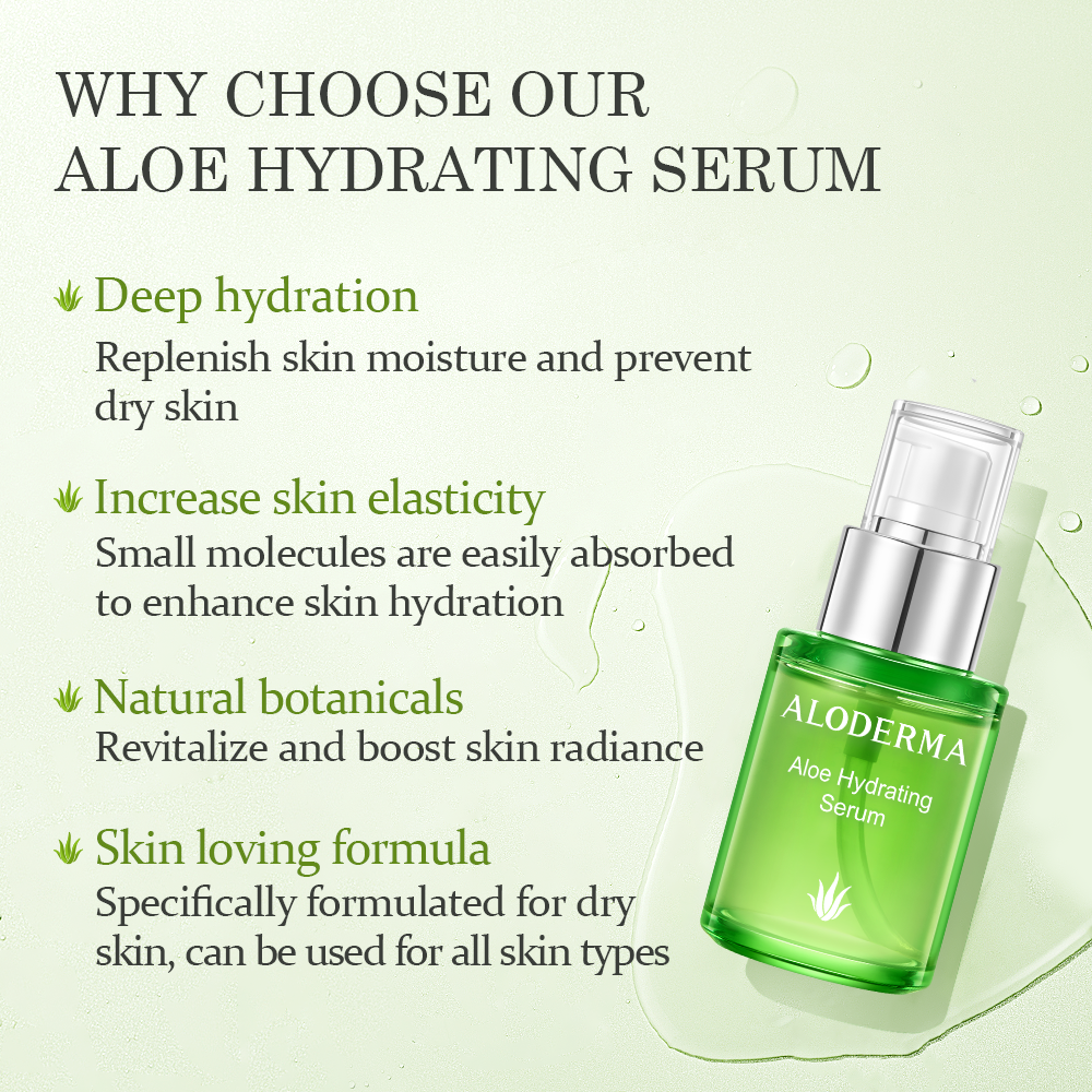 Suero hidratante de aloe