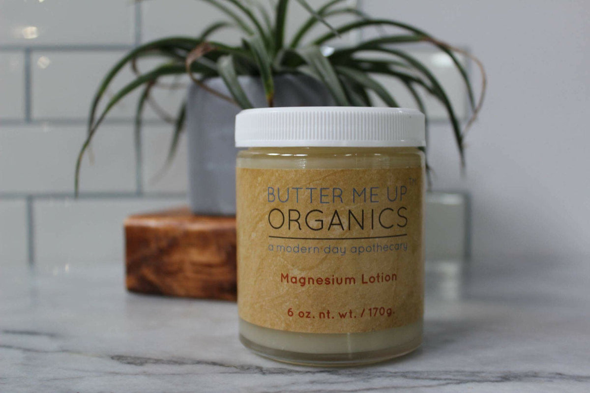 Loción de magnesio orgánico / Magnesio / Crema de magnesio / Manteca de magnesio / Manteca corporal de magnesio / Cloruro de magnesio / Bálsamo de magnesio para frotar