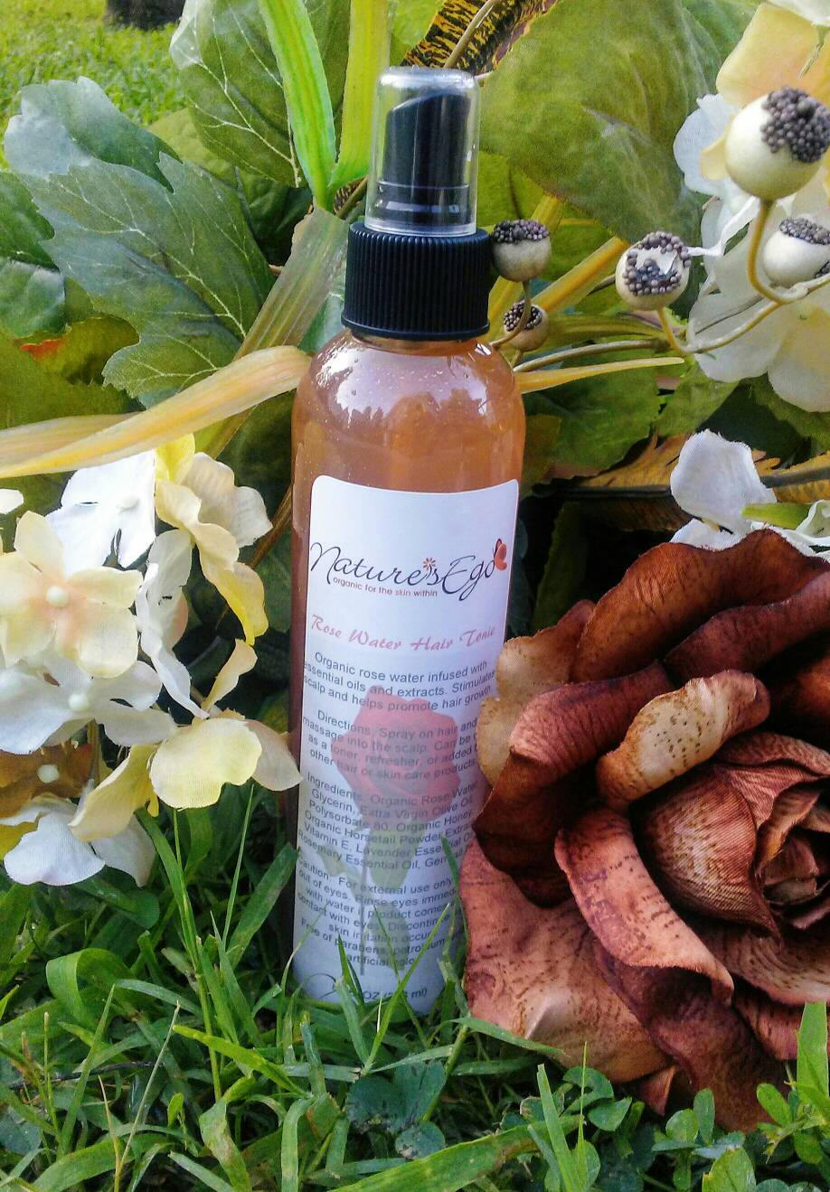 Rose Water Hair Tonic (hair tonic, toner)