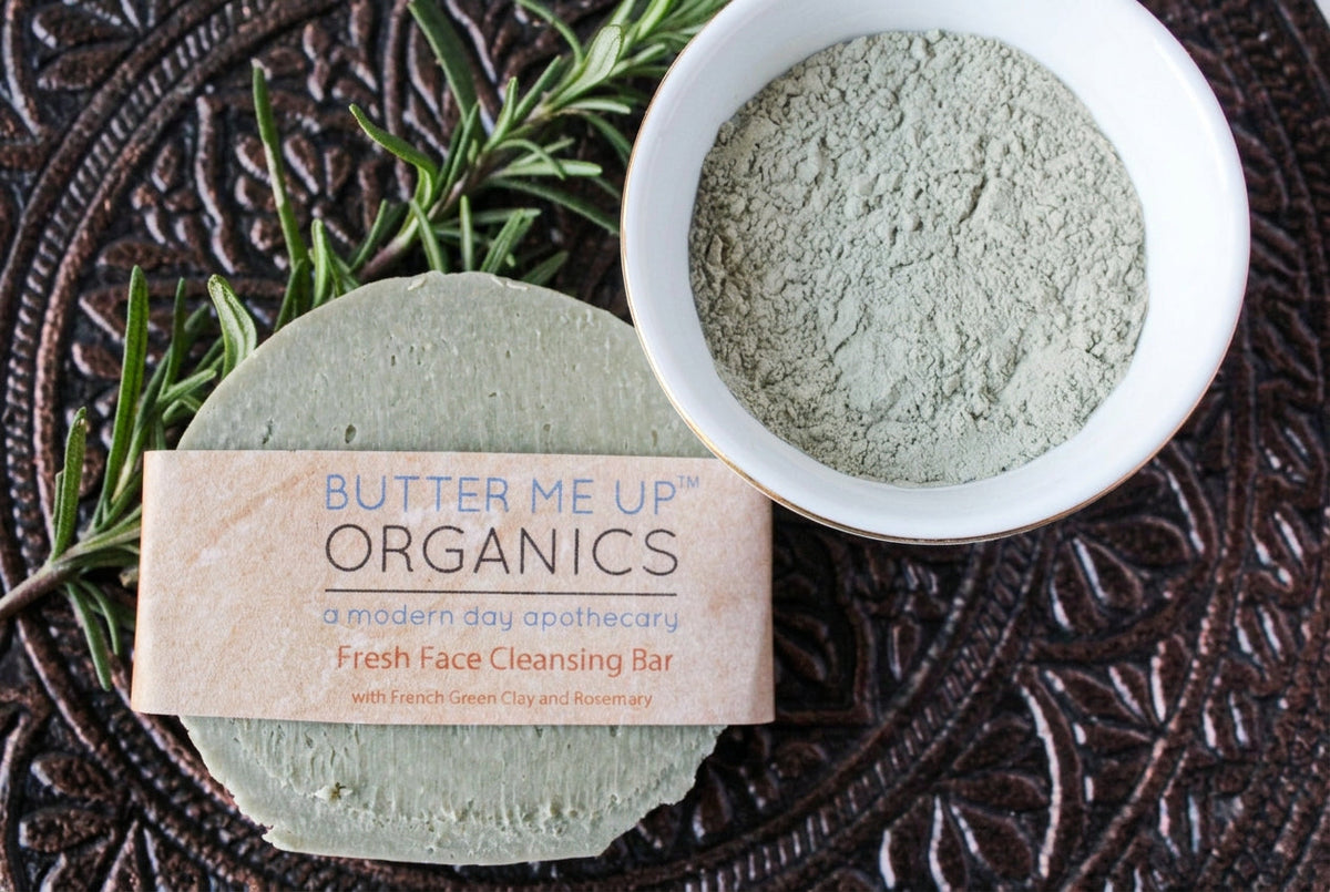 Facial Cleansing Bar with French Green Sea Clay