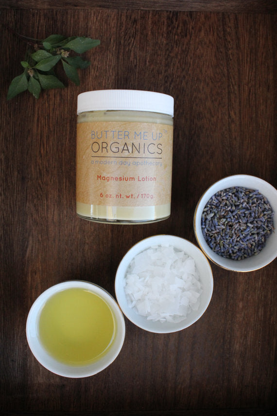 Loción de magnesio orgánico / Magnesio / Crema de magnesio / Manteca de magnesio / Manteca corporal de magnesio / Cloruro de magnesio / Bálsamo de magnesio para frotar