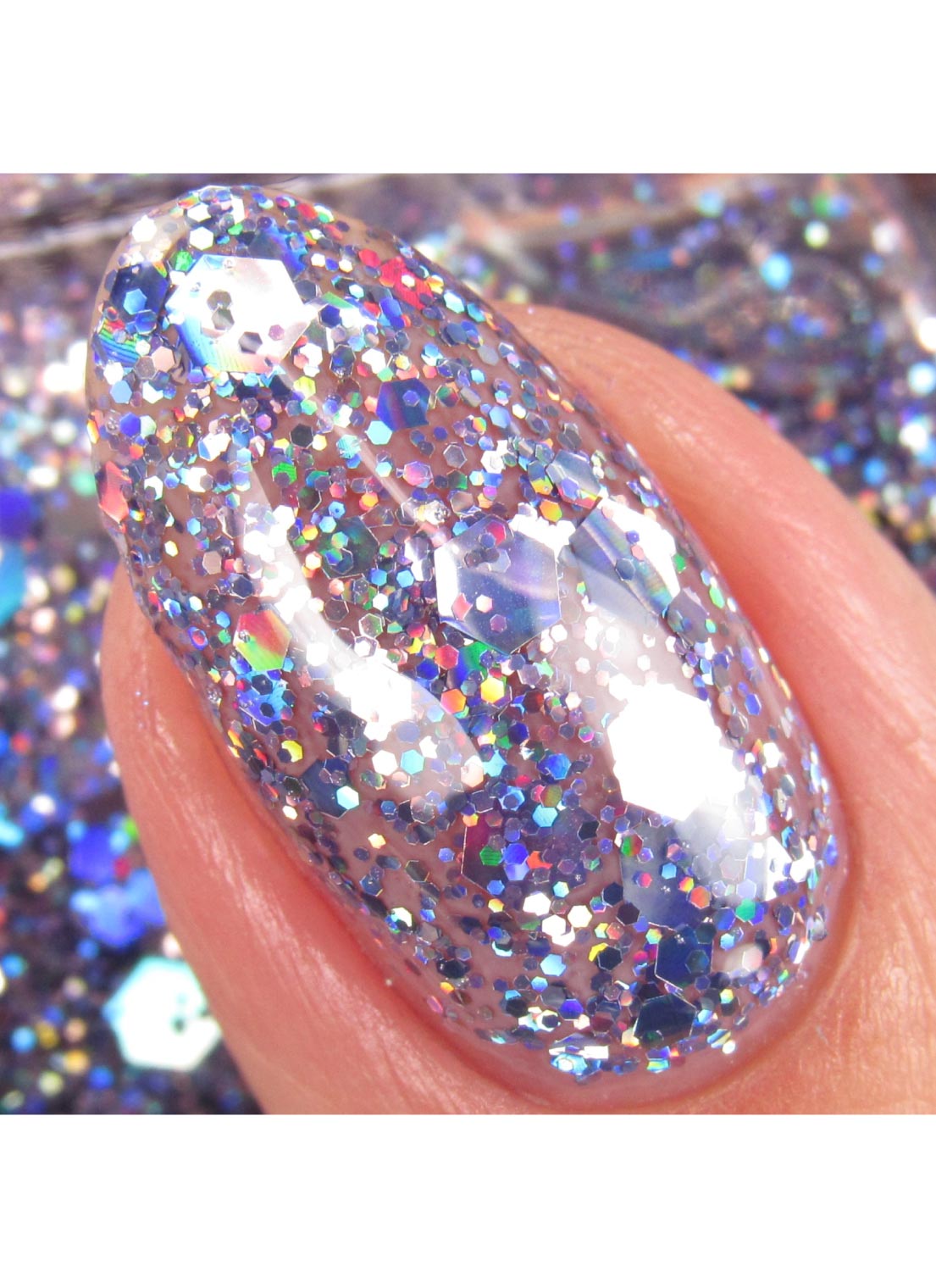 Holo Snowflakes - Holographic Polish