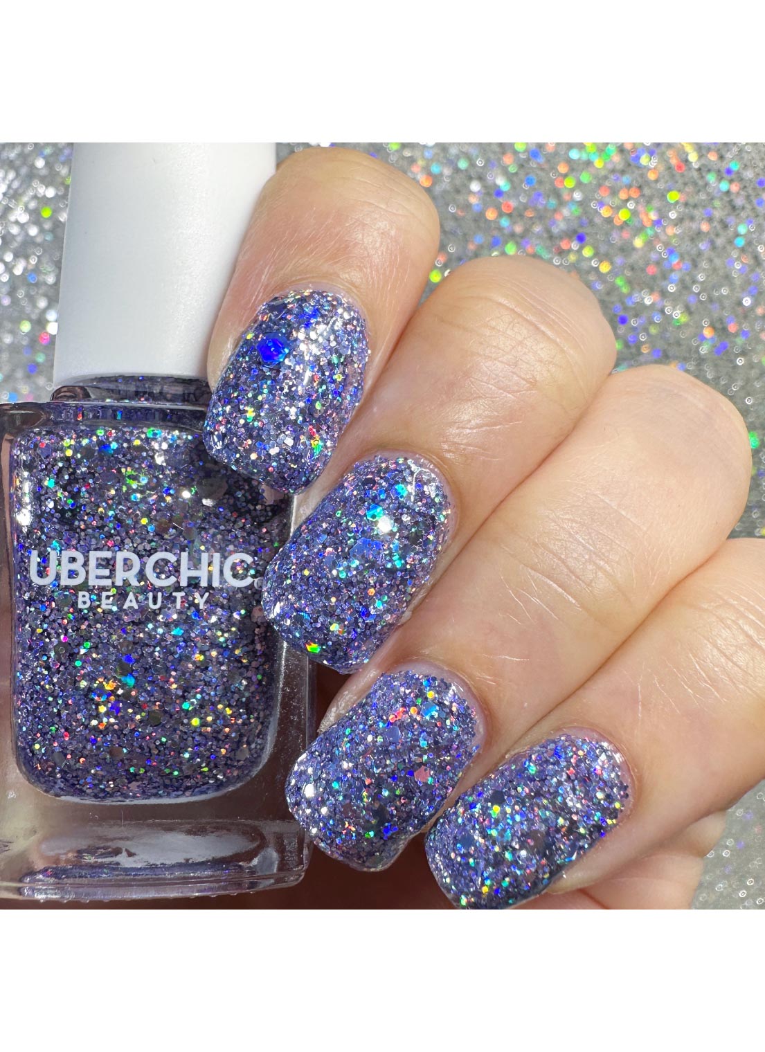 Holo Snowflakes - Holographic Polish
