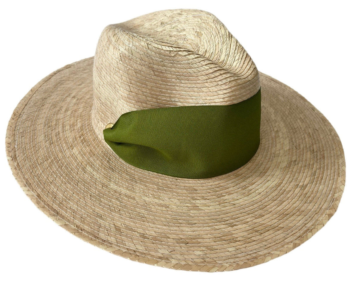 Grosgrain ancho y corto verde oliva