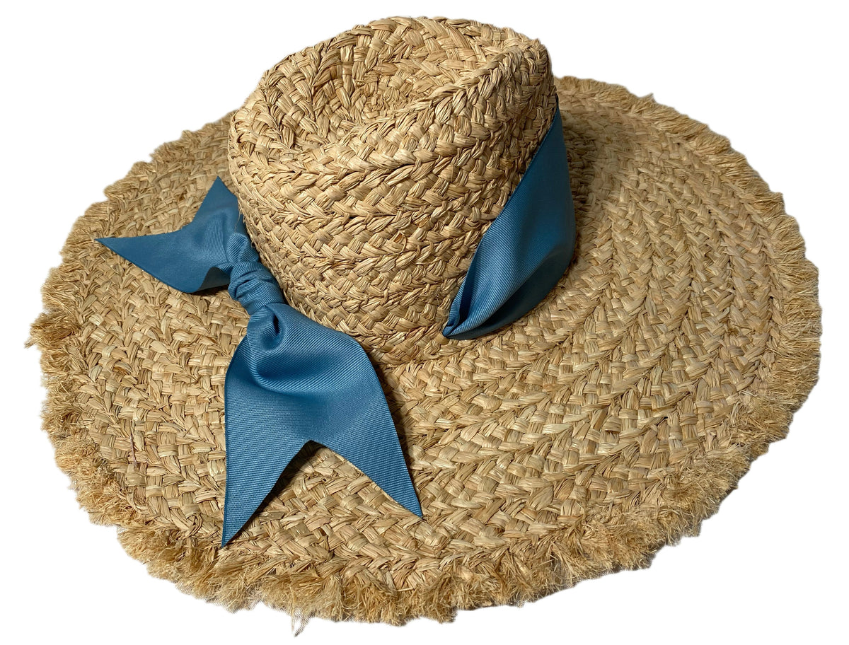French Blue Grosgrain Ribbon - Wide & Short