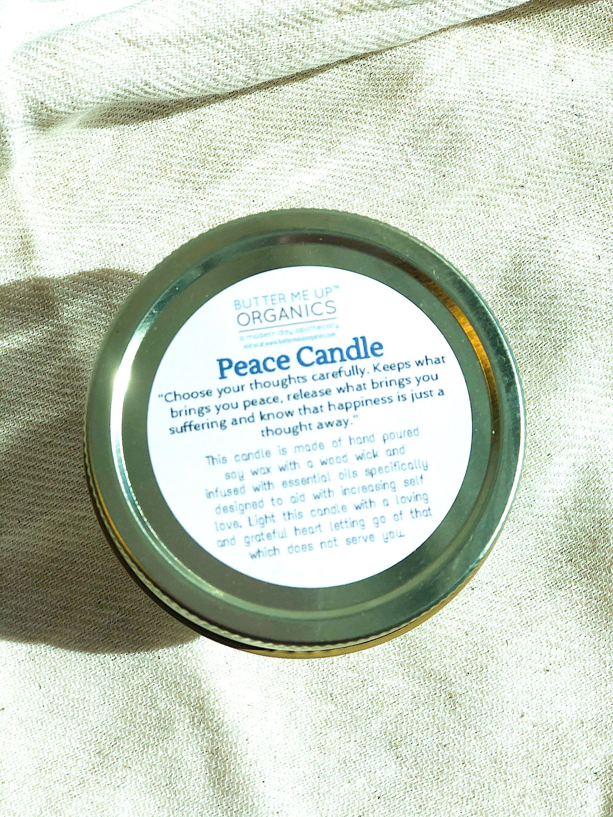 Vela de la Paz / Vela de la Serenidad / Vela de la Intención / Vela Ritual / Vela de Cristal / Vela Bonita / Vela de Cera de Soja Orgánica / Botanicals
