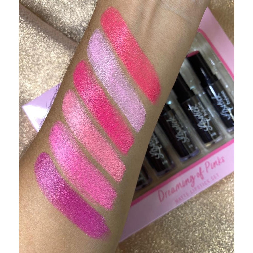 Set de labiales mate Dreaming of Pinks