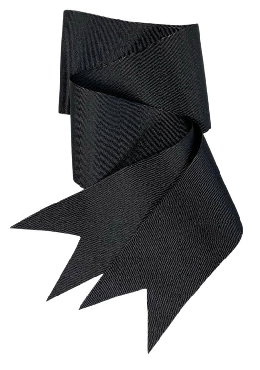 Black Grosgrain Ribbon - Wide & Short