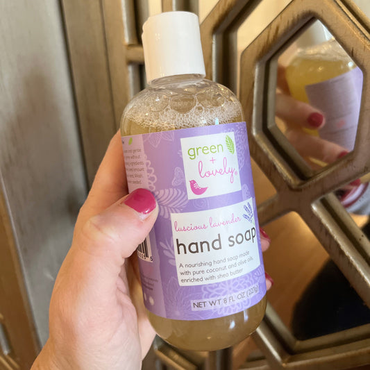 Shea + Coconut Liquid Hand Soap /// LUSCIOUS LAVENDER