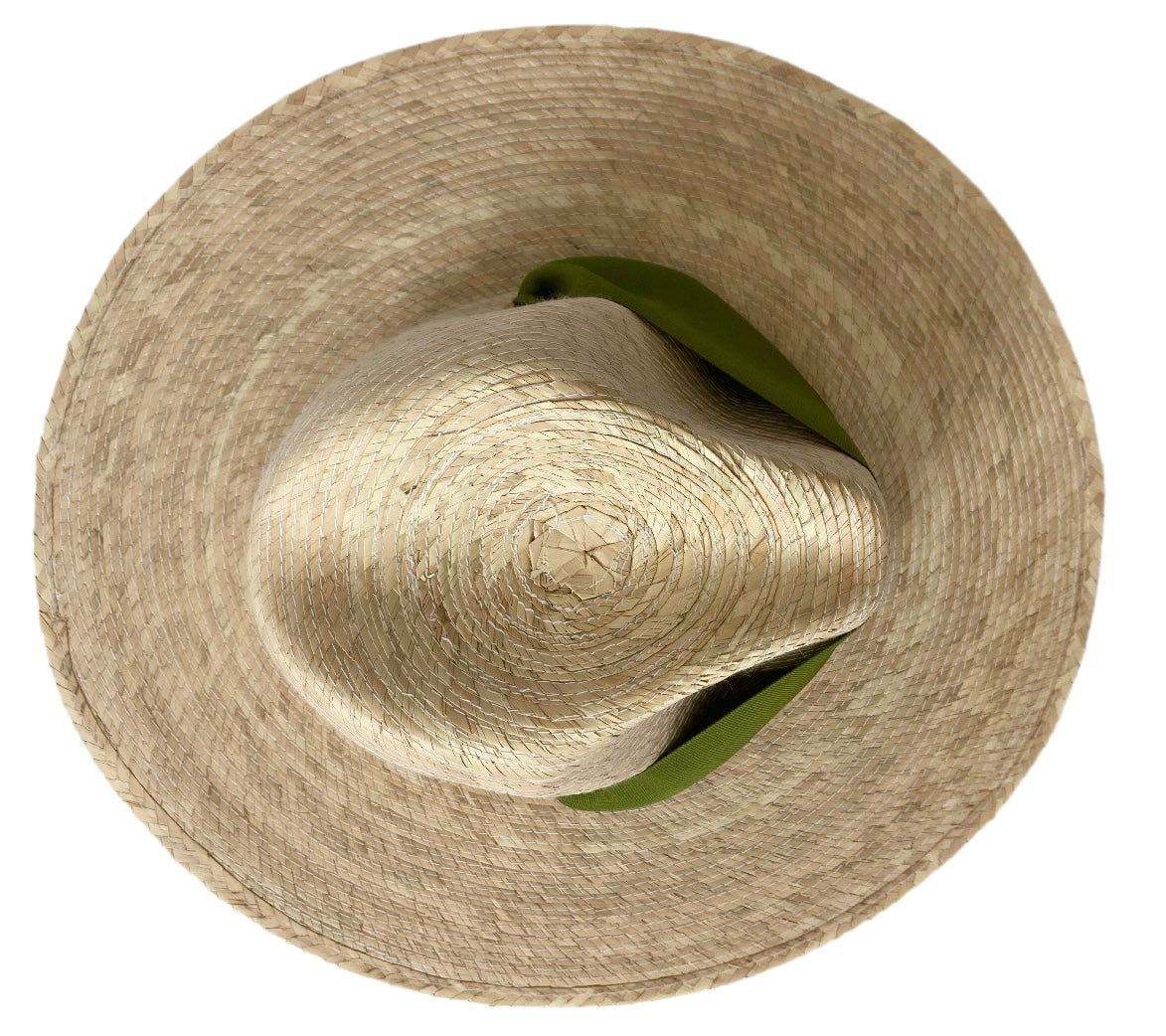 Grosgrain ancho y corto verde oliva