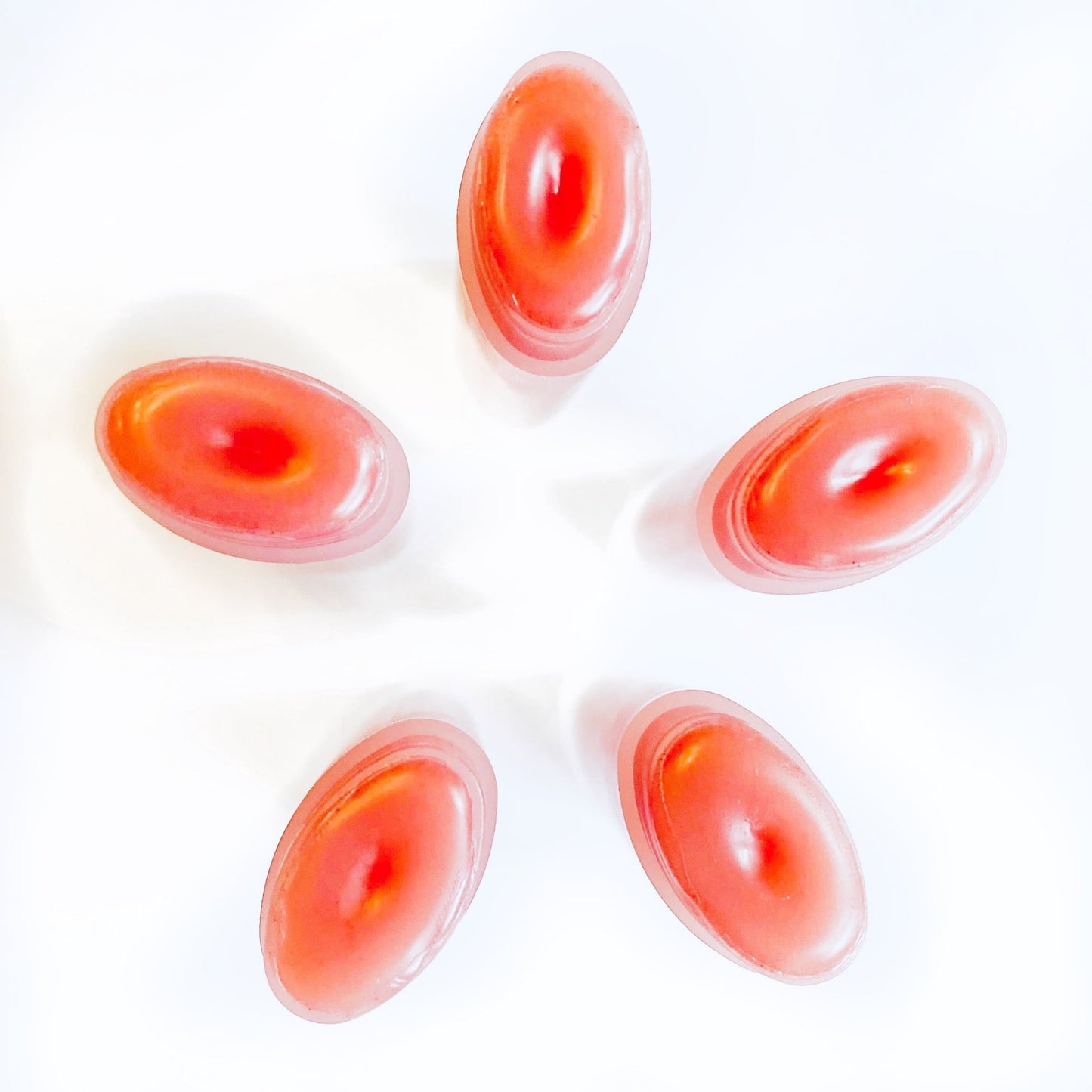 Strawberries n Cream Organic Lip Butter - Lightly Tinted Shea Lip Butter Balm - 0.15 oz