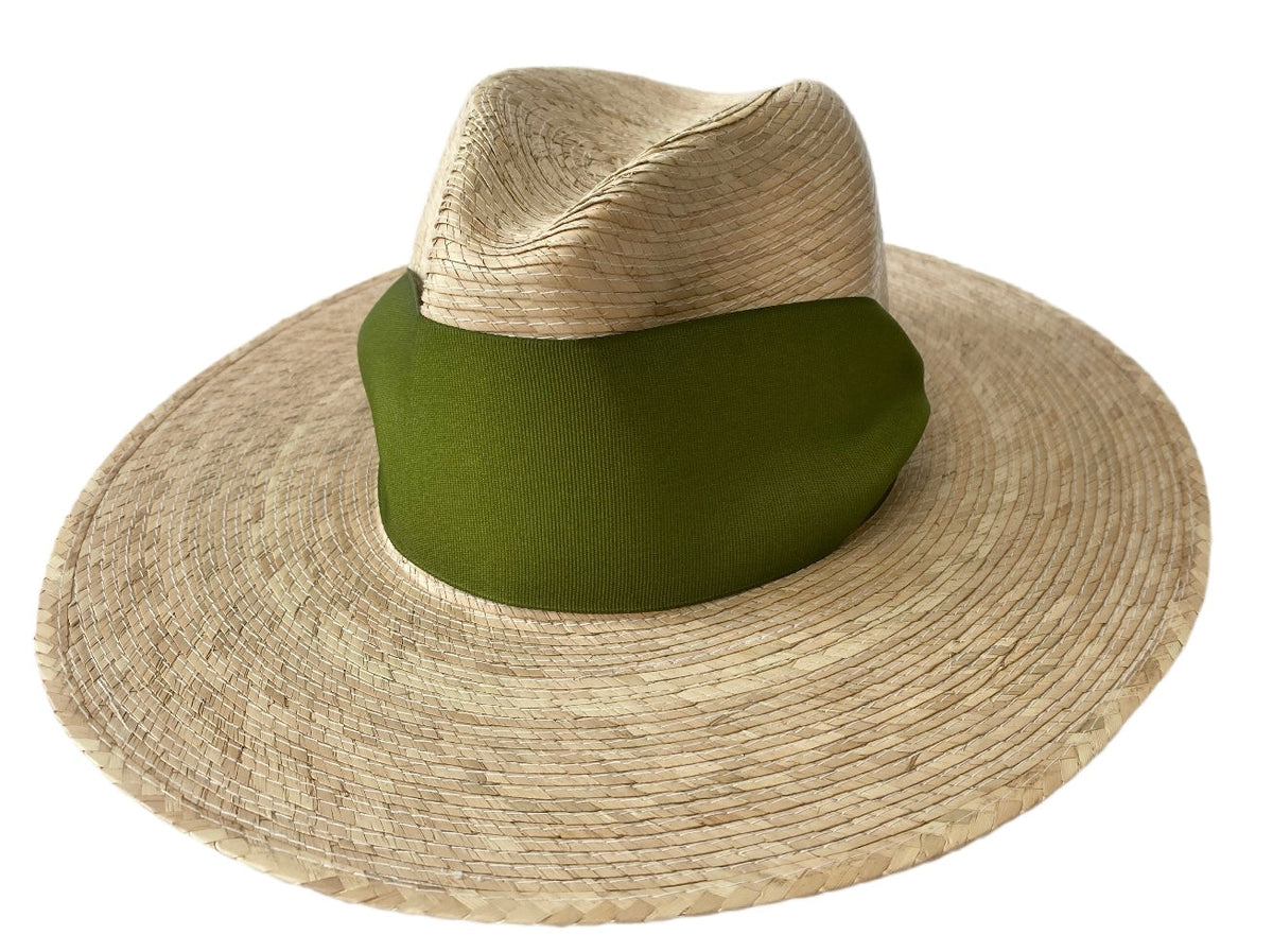 Grosgrain ancho y corto verde oliva