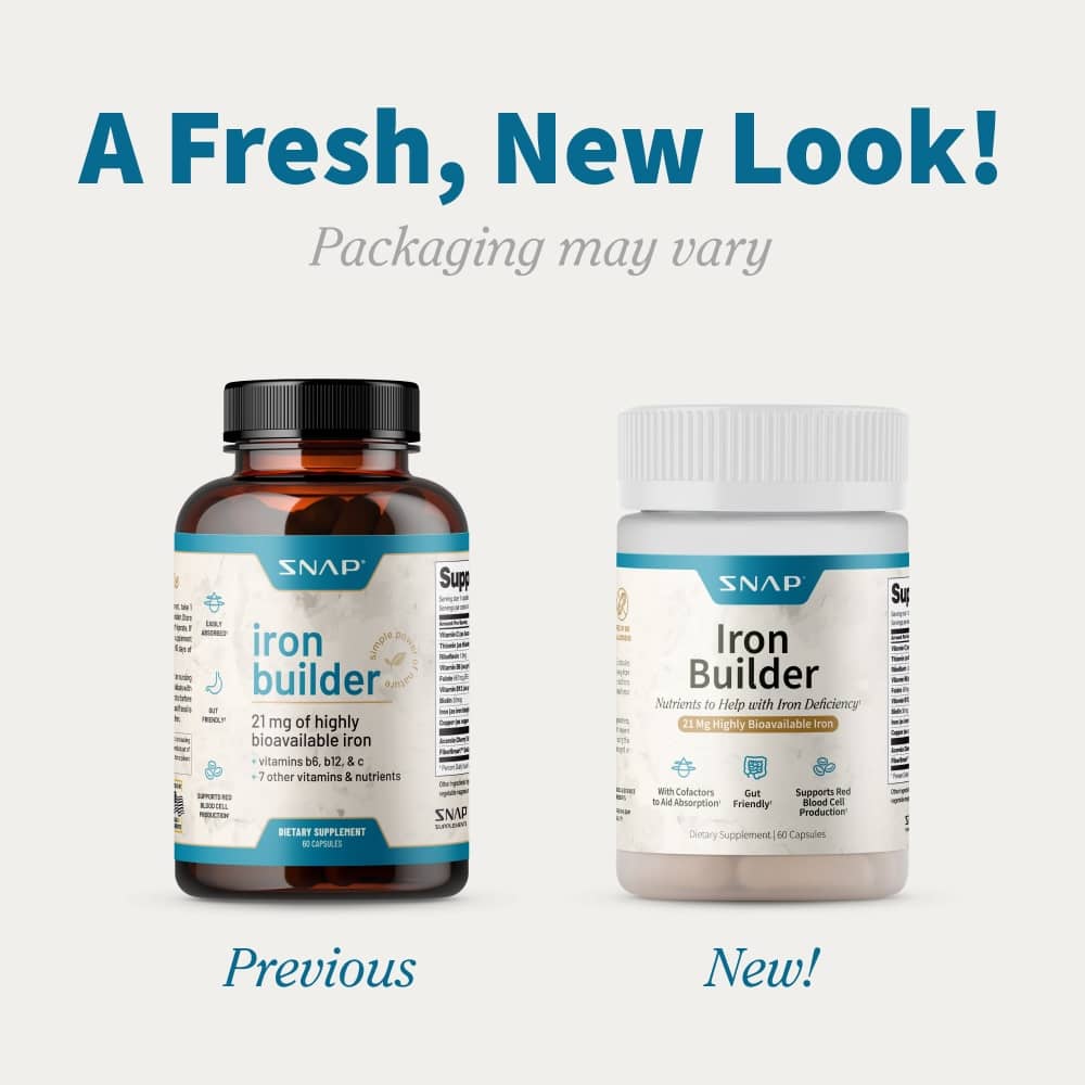 Iron Builder with Vitamins B & C Absorption Boosters