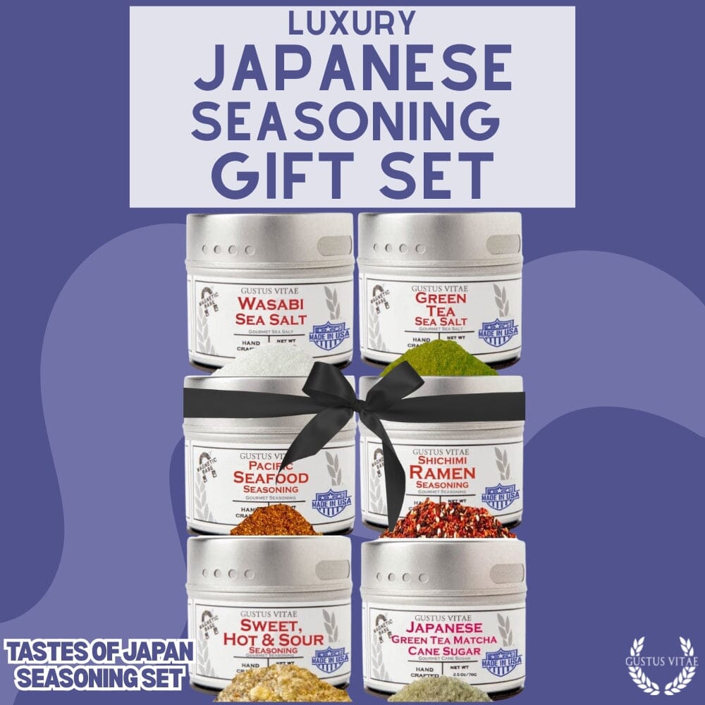 Set de regalo de condimentos japoneses - Sabores de Japón - Paquete de seis mezclas de especias artesanales