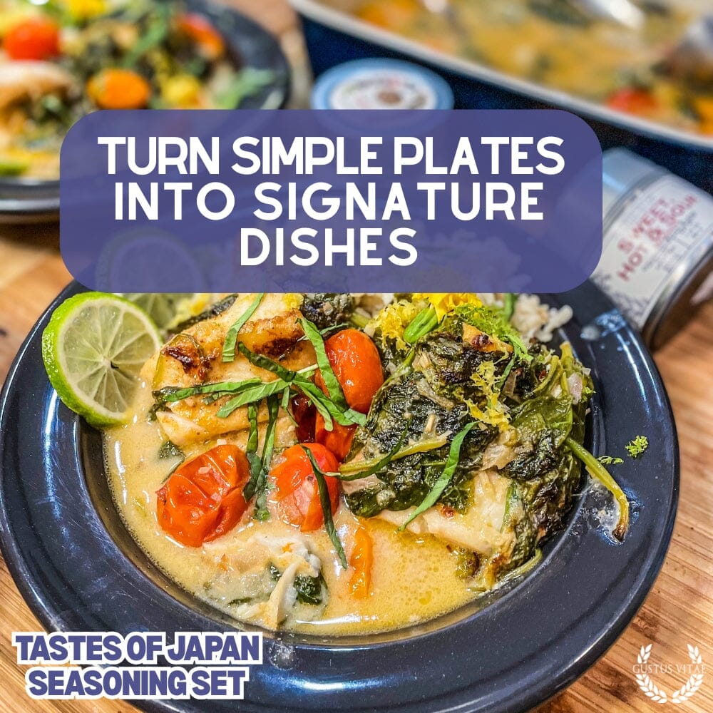 Japanese Seasoning Gift Set - Tastes of Japan - Artisanal Spice Blends Six Pack