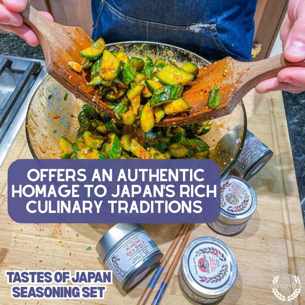 Set de regalo de condimentos japoneses - Sabores de Japón - Paquete de seis mezclas de especias artesanales
