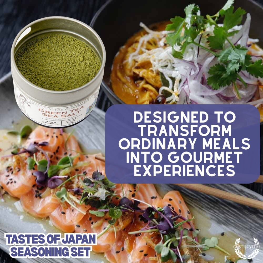 Set de regalo de condimentos japoneses - Sabores de Japón - Paquete de seis mezclas de especias artesanales