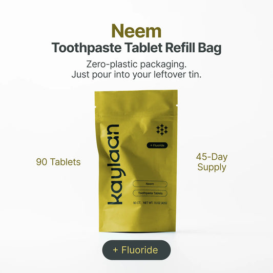 Fluoride Neem Toothpaste Tablets Refill