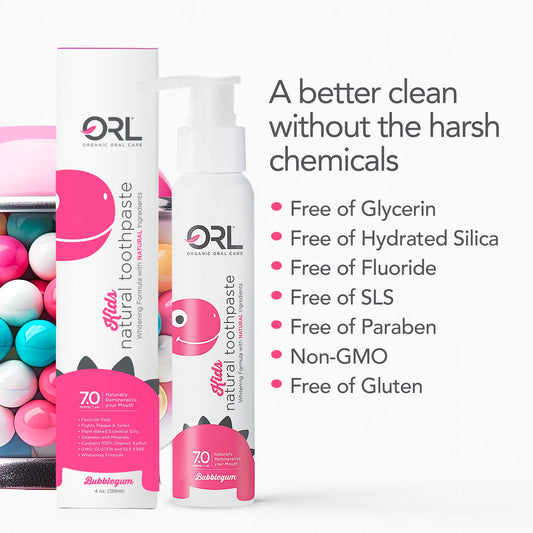 Kids Fluoride Free Natural Toothpaste