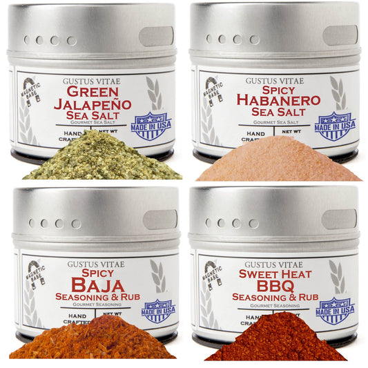 Kitchen, Cooking and Grilling Essentials – The Spicy Collection  | Set of 4