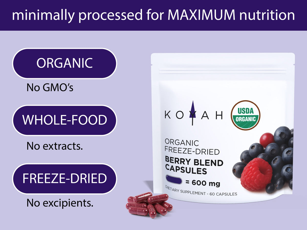 Organic Berry Blend Capsules