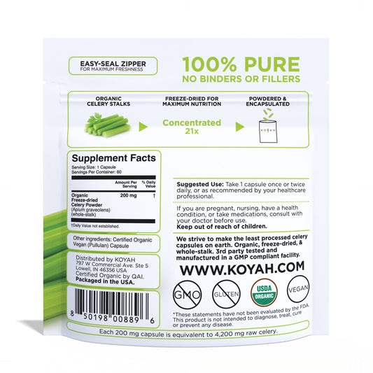 Organic Celery Capsules