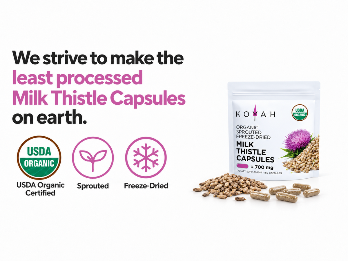 Organic Milk Thistle Capsules
