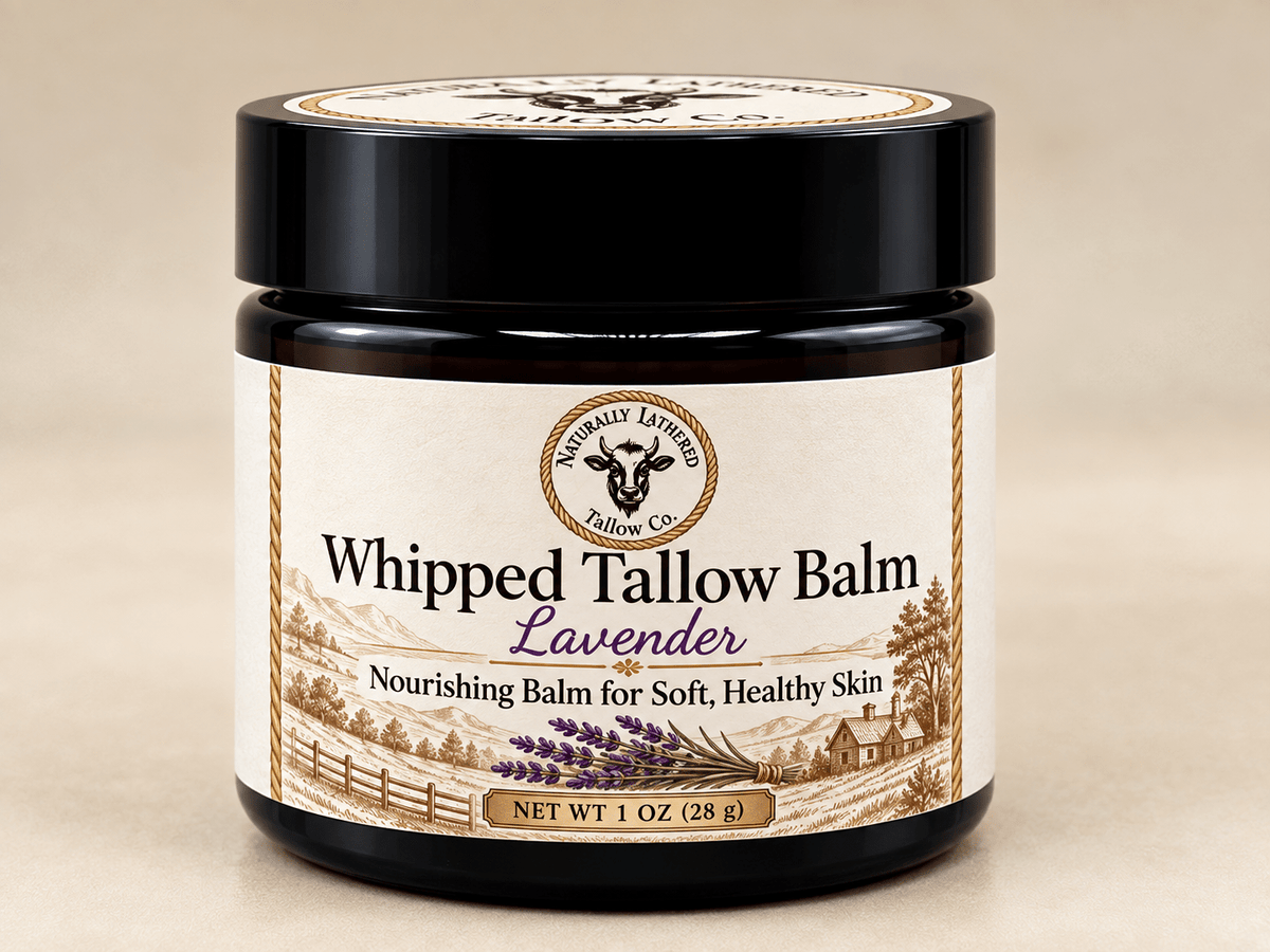 Lavender Whipped Tallow Balm | Nourishing Skin Moisturizer