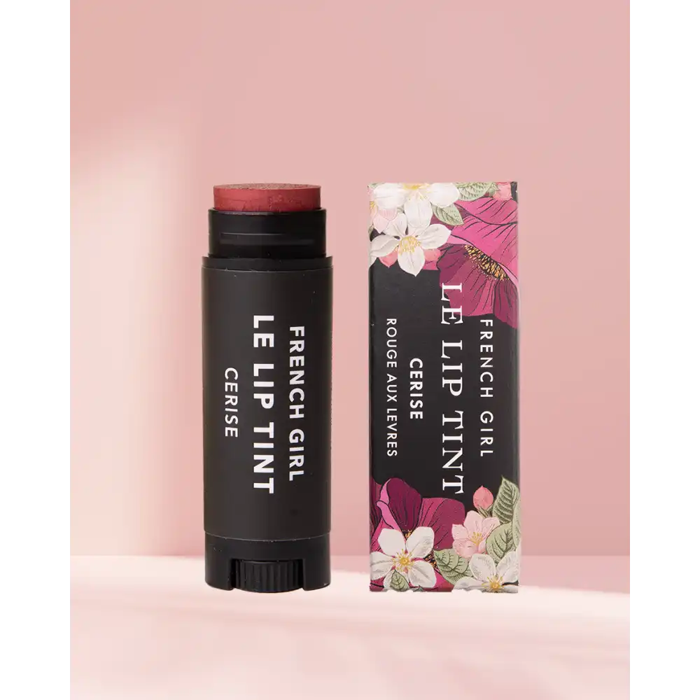 El tinte labial cereza