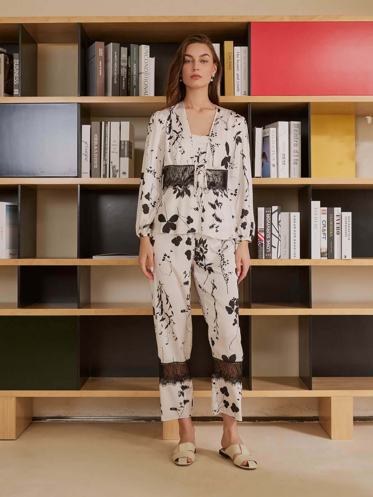 Ensemble de pyjama Feuilles 3 pièces