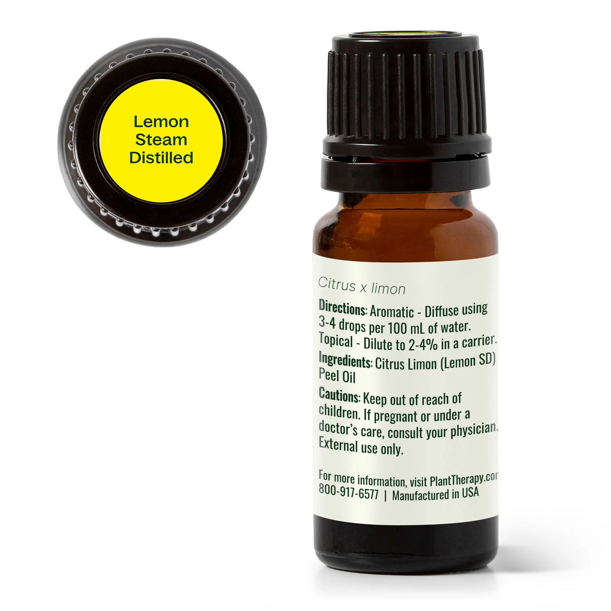 Aceite esencial de limón destilado al vapor