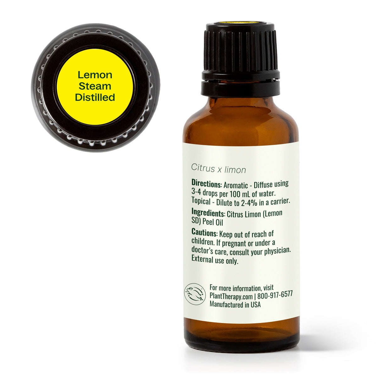 Aceite esencial de limón destilado al vapor