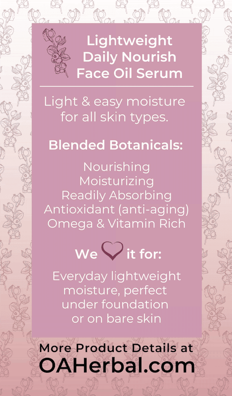 Lightweight Daily Nourish Face Oil Serum