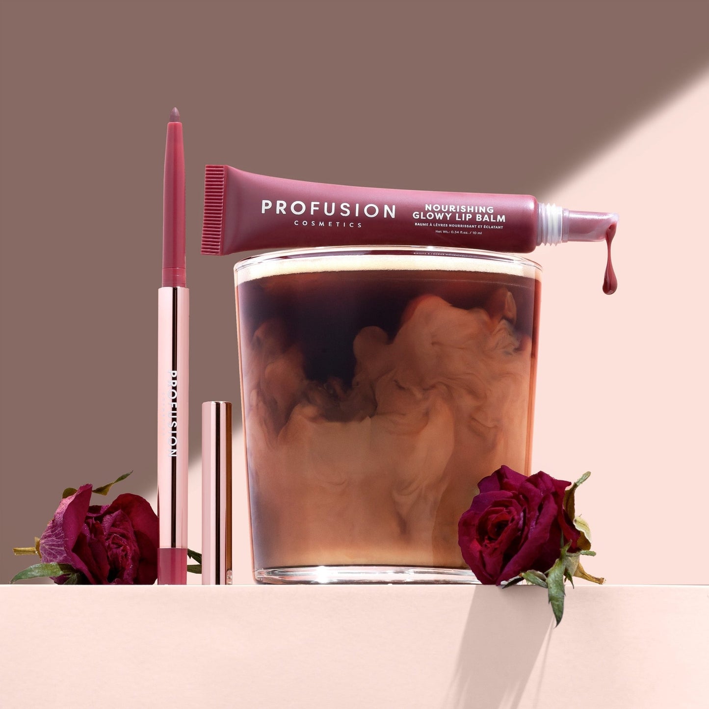 Lip Treat Duo Soft Matte Creamy Lip Liner & Nourishing Glowy Lip Balm | Daily Health & Beauty