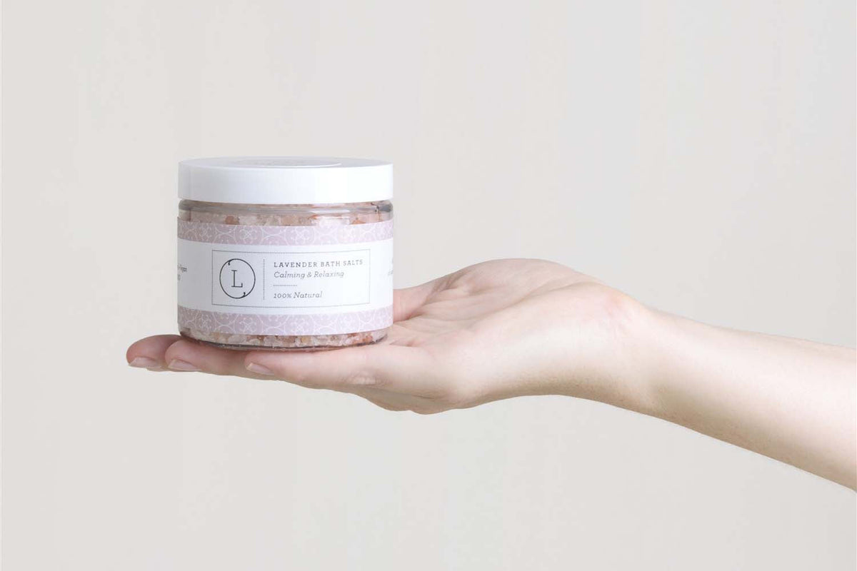 Lavender Bath Salt Soak –Mix of Epsom, Dead Sea & Himalayan Salts